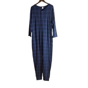 Smash + Tess Men's The Present in Plaid Limited Edition Romper Pajama Size Large